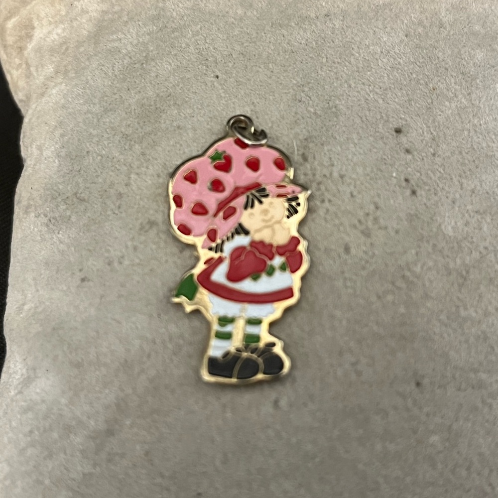 Vintage A.G.C. Strawberry Shortcake Pendant